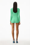 alexander wang 纹理提花平纹针织开衫 mint julep