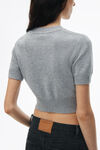 Short Sleeve Cropped Pullover