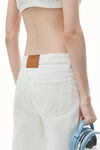 Alexander Wang vintage white ez mid-rise straight-leg jeans