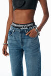 Alexander Wang vintage medium indigo jeans ez indaco con design integrato