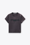 Alexander Wang washed black bean washed grey jersey tee