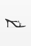 alexander wang dome 85 water snake strappy sandal black