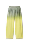 Alexander Wang silver/yellow 反光中腰运动裤