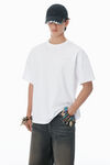 Alexander Wang white white cotton logo t-shirt