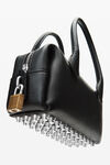 Alexander Wang black black leather roux small top handle bag