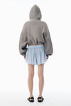Alexander Wang oxford blue multi blue mid-rise boxer shorts