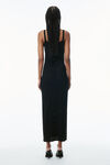 Alexander Wang black cami athletic mesh dress