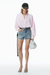Alexander Wang light pink コットンオックスフォード オーバーサイズシャツ