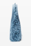 Alexander Wang navy online-exclusive ryan small bag in mohair