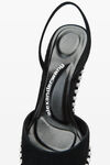 Alexander Wang black black suede tia slingback