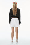 Alexander Wang white classic boxer short in cotton
