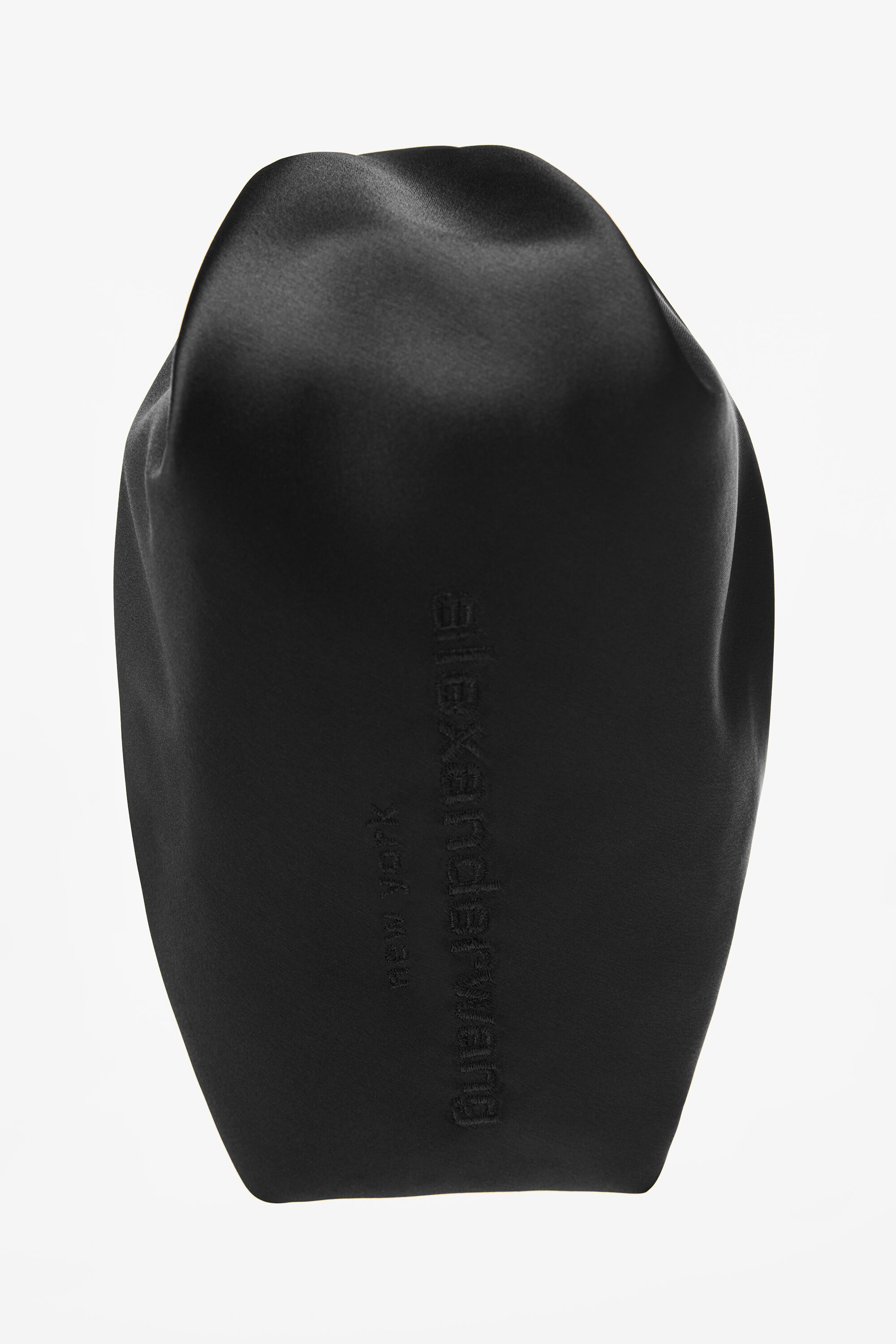 alexanderwang アレキサンダーワング SCRUNCHIE サテン ミニバッグ BLACK alexanderwang® アレキサンダーワング  JP