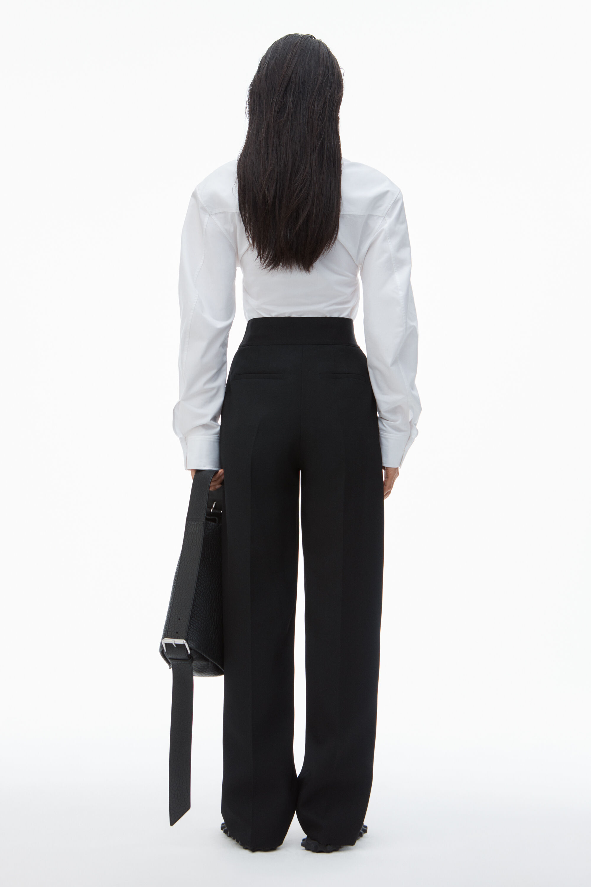 Alexander Wang ロゴ ウエストバンド ハイウエスト ショーツ Alexander Wang ロゴ ウエストバンド ハイウエスト ショーツ