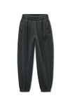 Alexander Wang faded black logo cotton terry sweatpants
