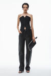 Alexander Wang black deconstructed vest