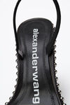 alexander wang nova pvc strap sandal   black