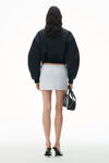 alexander wang 棉缎飞行员夹克 black