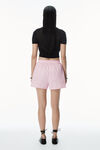 Alexander Wang light pink classic boxer short in cotton