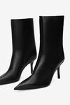 alexander wang delphine 皮革踝靴 black