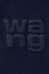alexander wang puff logo tee in glitter jersey nine iron
