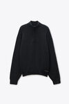 Alexander Wang charcoal 高领亨利衫