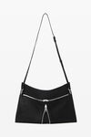 Alexander Wang black black medium calfskin geo bag