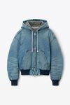 Alexander Wang classic worn indigo unisex rounded workwear jacket