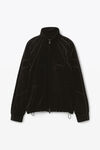alexander wang 拷花丝绒运动裤 black