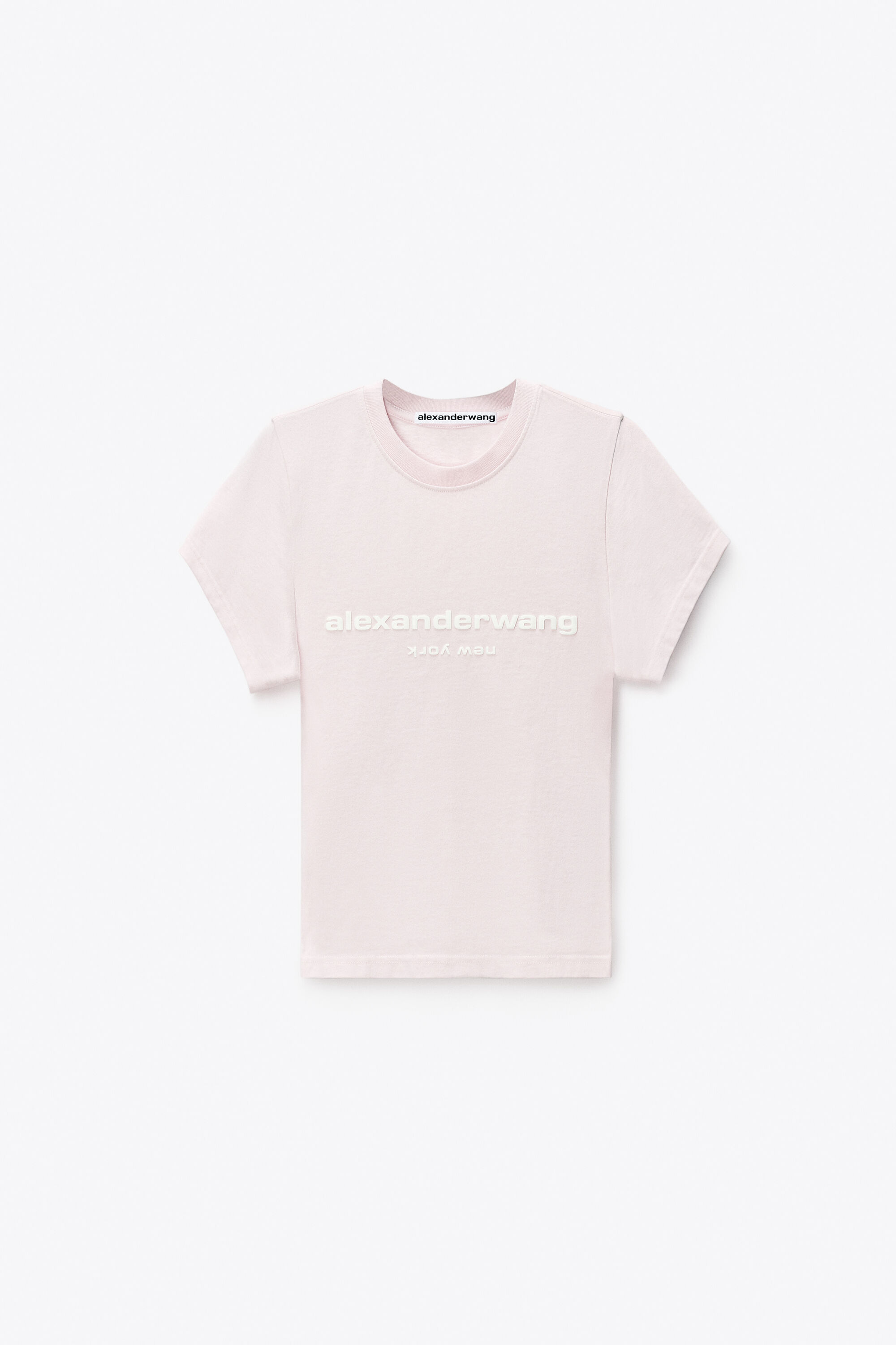 【新品同様】alexanderwang ピンク Tシャツ Short Sleeve Tee in LIGHT PINK | alexanderwang®