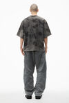 Alexander Wang storm bleach out heartbreaker t-shirt aus baumwolljersey mit grafikprint