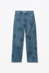 alexander wang 3d 宽松版型牛仔裤 vintage medium indigo