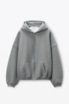 Alexander Wang sidewalk 厚实摇粒绒星星图案拉链连帽衫