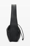 alexander wang cinch small hobo bag in nappa leather black