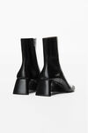 alexander wang booker 60 牛皮踝靴 black