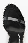 alexander wang nova 105 strappy sandal in pvc black