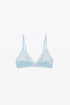 alexander wang 细网眼面料三角文胸  blue pearl