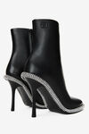 alexander wang kira ankle boot in leather black