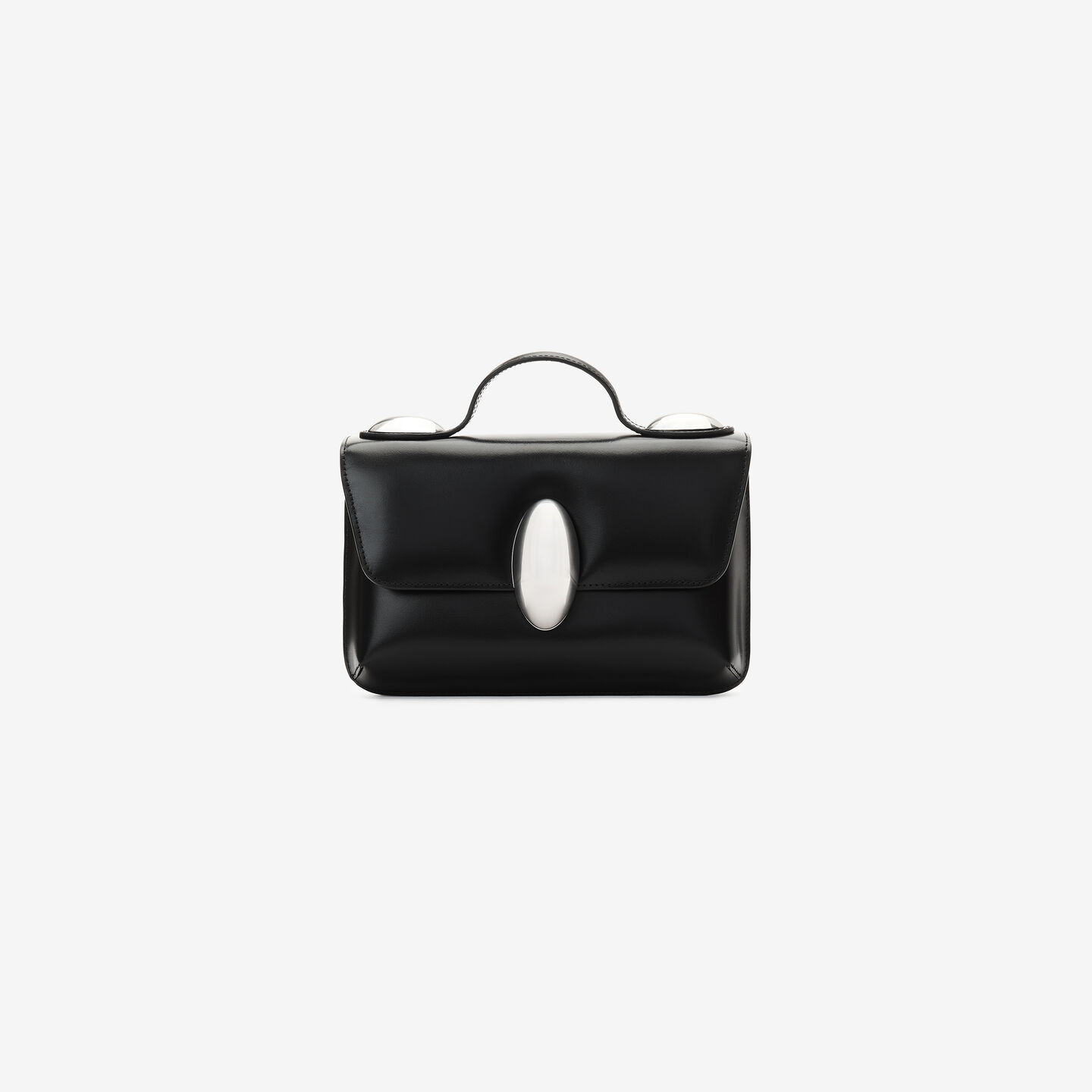 Alexander Wang Dome Pouchette In Leather In Black