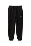 alexander wang sweatpant in dense fleece black