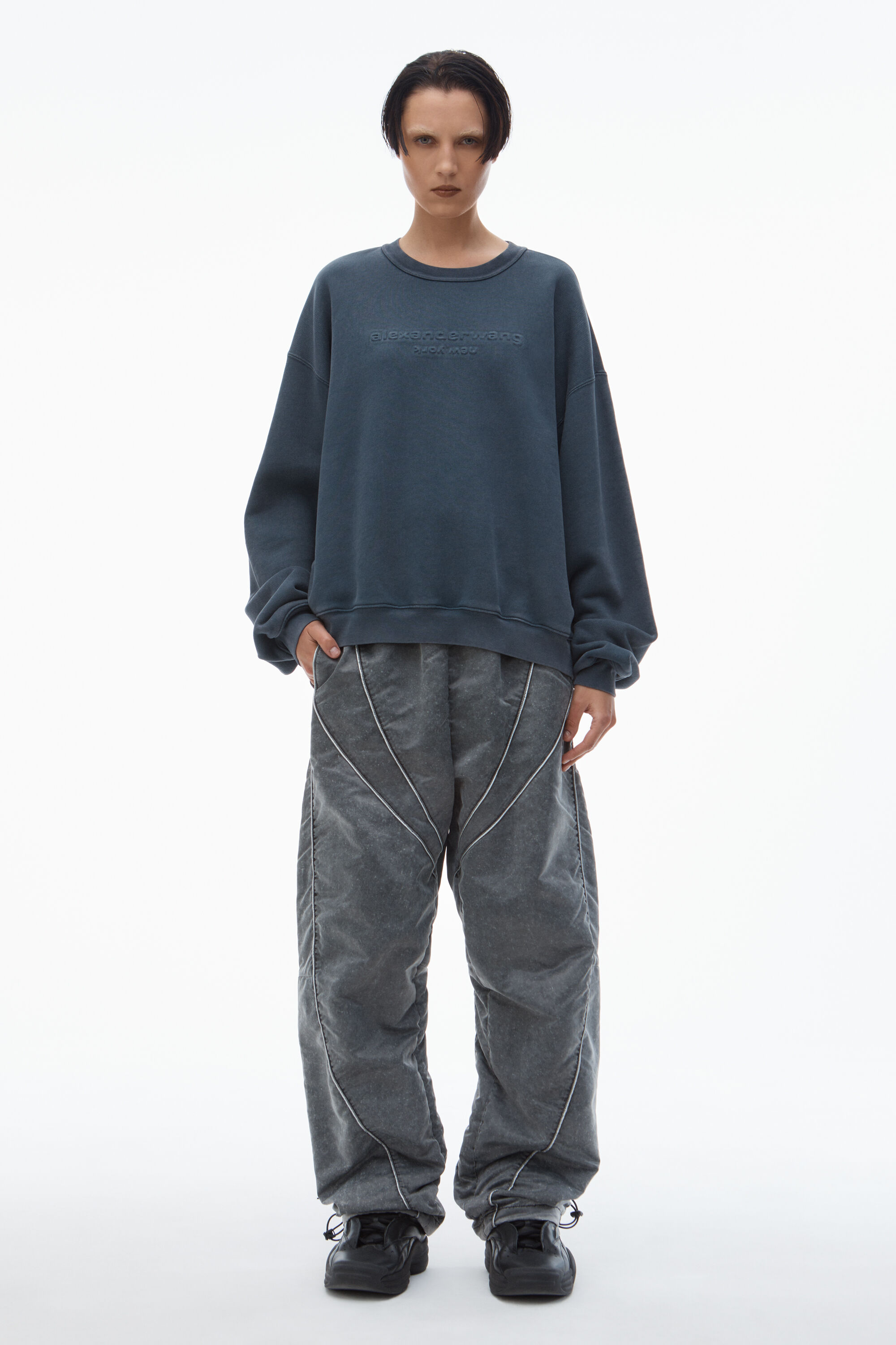 alexanderwang アレキサンダーワング エンボスロゴ コットン