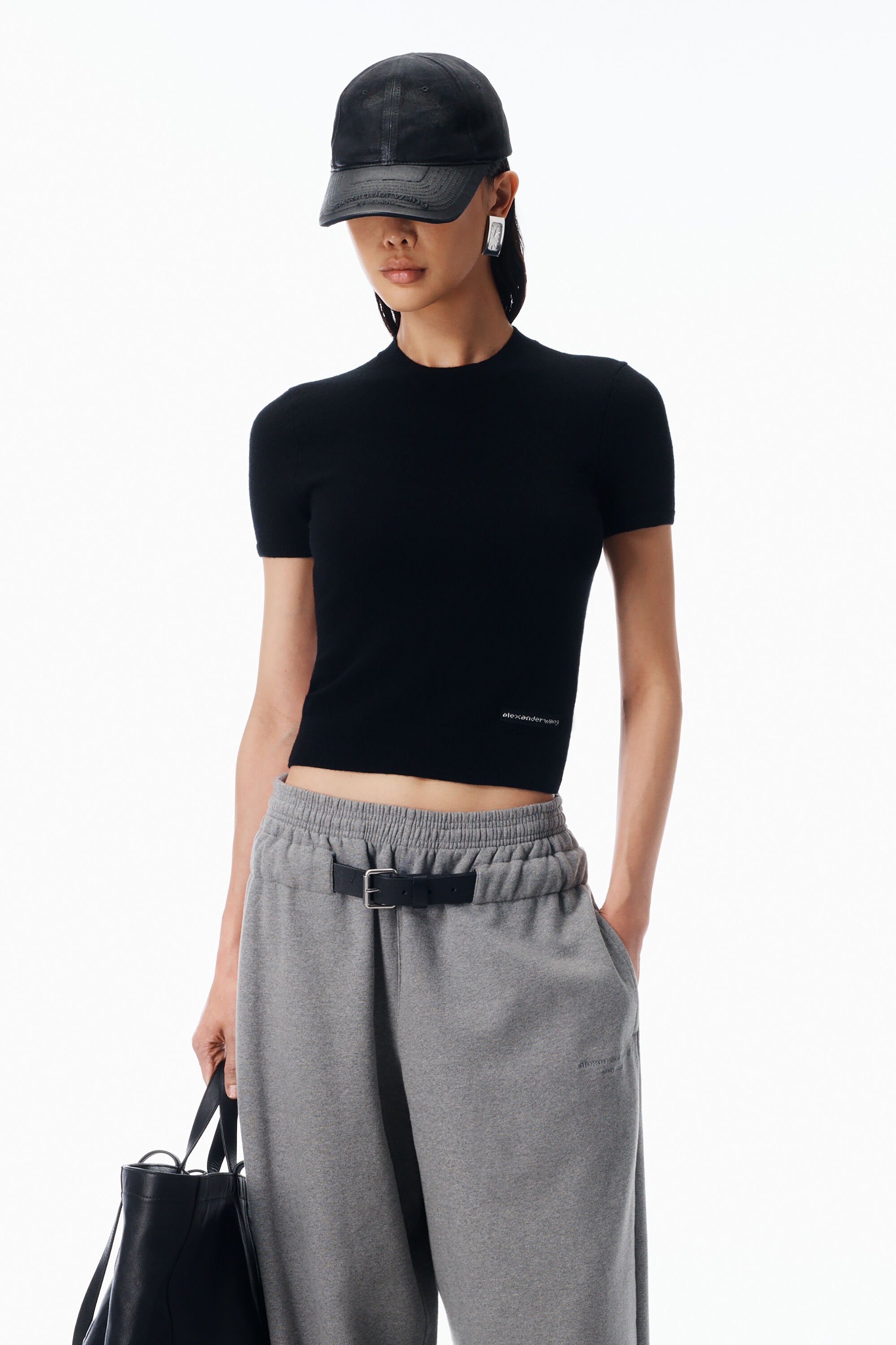 alexanderwang アレキサンダーワング ショートスリーブ ウールtシャツ