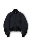 Alexander Wang black bomber jacket in sateen