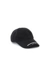 Alexander Wang washed black 做旧徽标装饰棒球帽