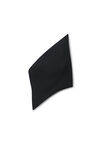 Alexander Wang black asymmetric one-shoulder top in wool