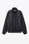 Alexander Wang black 滚边运动夹克
