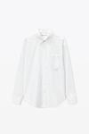 Alexander Wang white boyfriend shirt in cotton