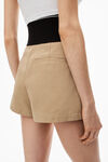 alexander wang safari short in cotton tailoring chino