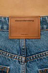 alexander wang fly 高腰堆叠牛仔裤 vintage medium indigo