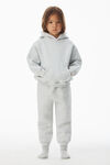 alexander wang essential毛圈布连帽衫 light heather grey