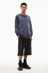 alexander wang コンパクトジャージー ロングスリーブ tシャツ grape navy